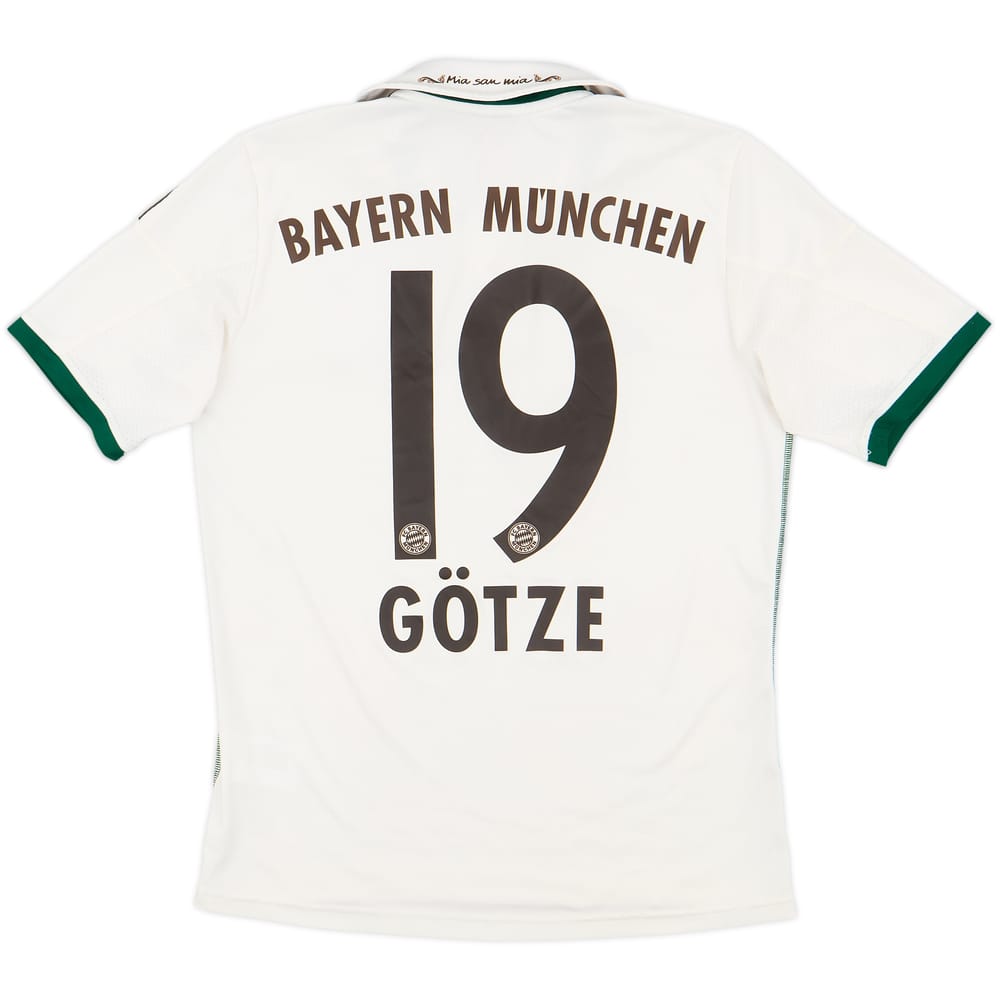 2013-14 Bayern Munich Away Shirt Gotze #19 - 7/10 - (L.Boys)