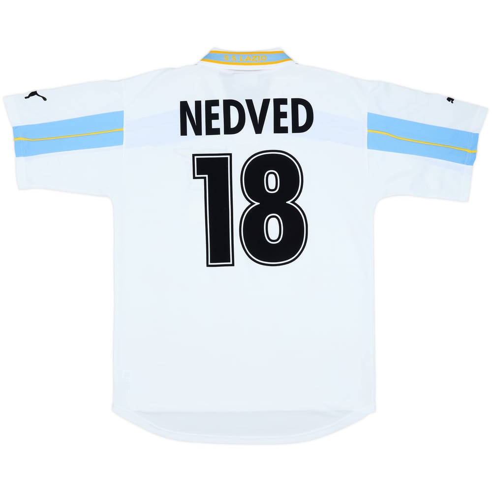2000-01 Lazio Centenary Home Shirt Nedved #18 - 7/10 - (XL)