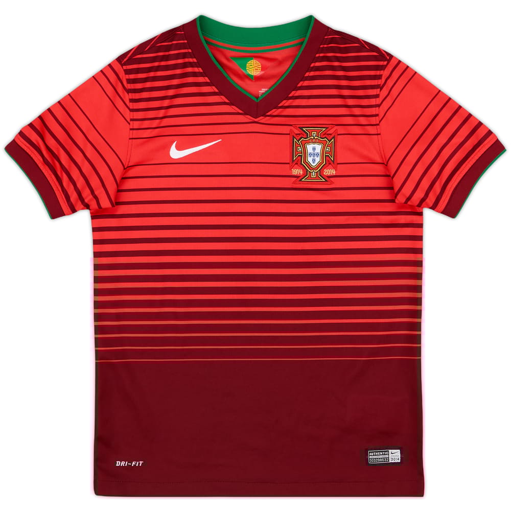 2014-15 Portugal Home Shirt - 9/10 - (S.Boys)