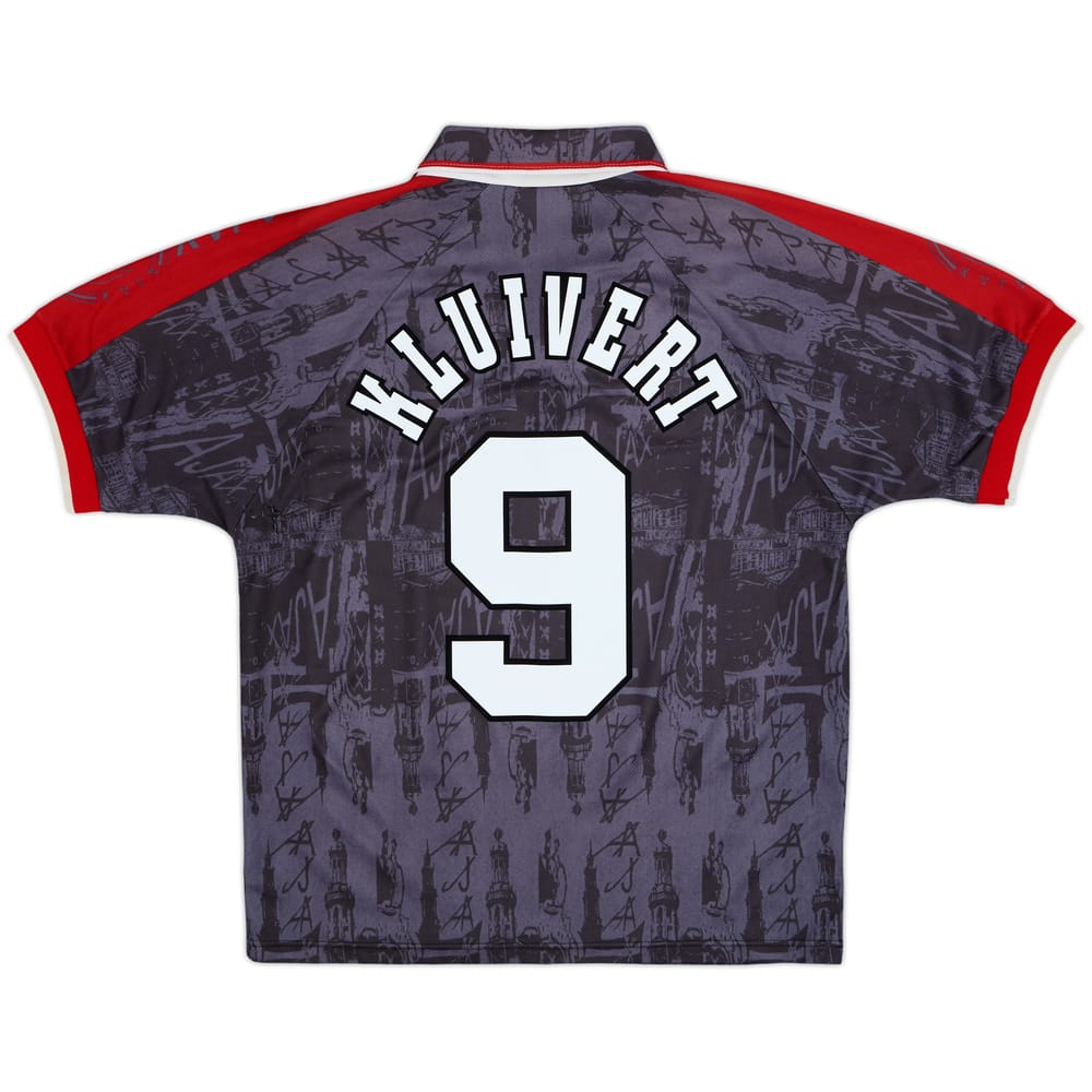 1996-97 Ajax Away Shirt Kluivert #9 - 10/10 - (M)
