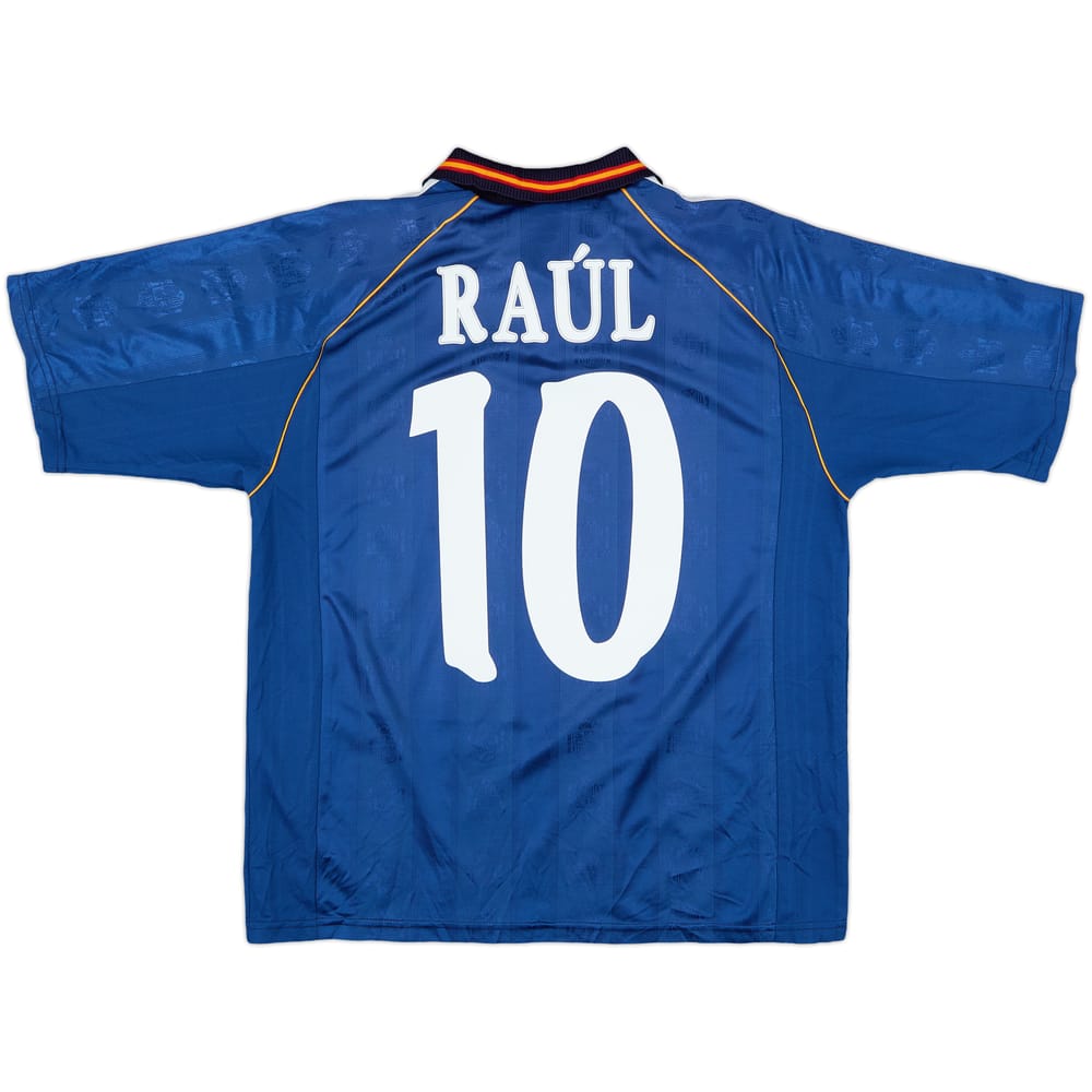 1999-00 Spain Away Shirt Raul #10 - 9/10 - (M)