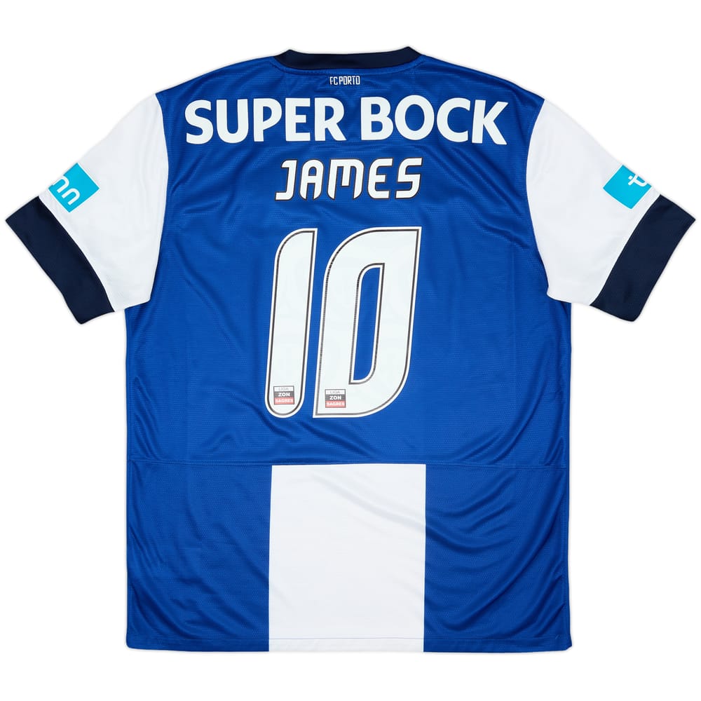 2012-13 Porto Home Shirt James #10 - 8/10 - (L)