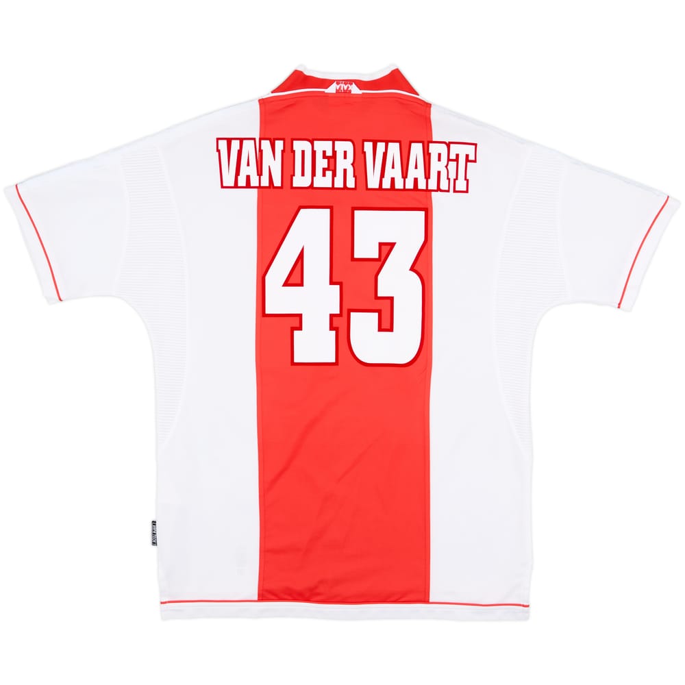 1999-00 Ajax Home Shirt Van Der Vaart #43 - 9/10 - (XL)