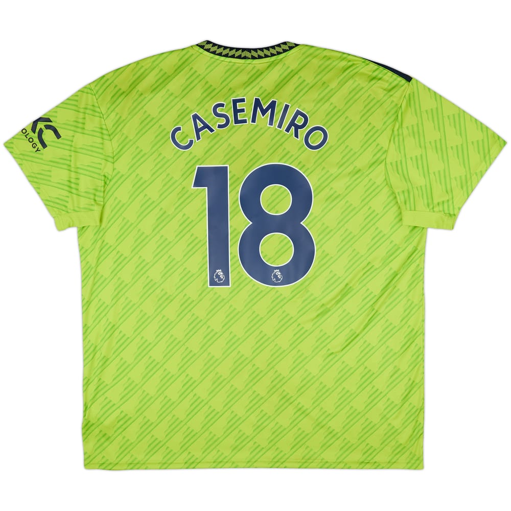 2022-23 Manchester United Third Shirt Casemiro #18 - 8/10 - (XXL)