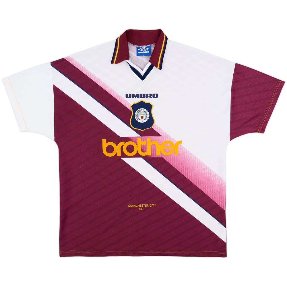 1996-97 Manchester City Away Shirt - 9/10 - (XL)