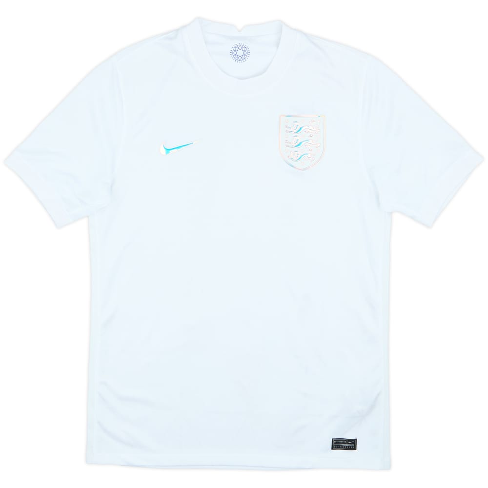 2022-23 England Lionesses Home Shirt - 9/10 - (Men's M)