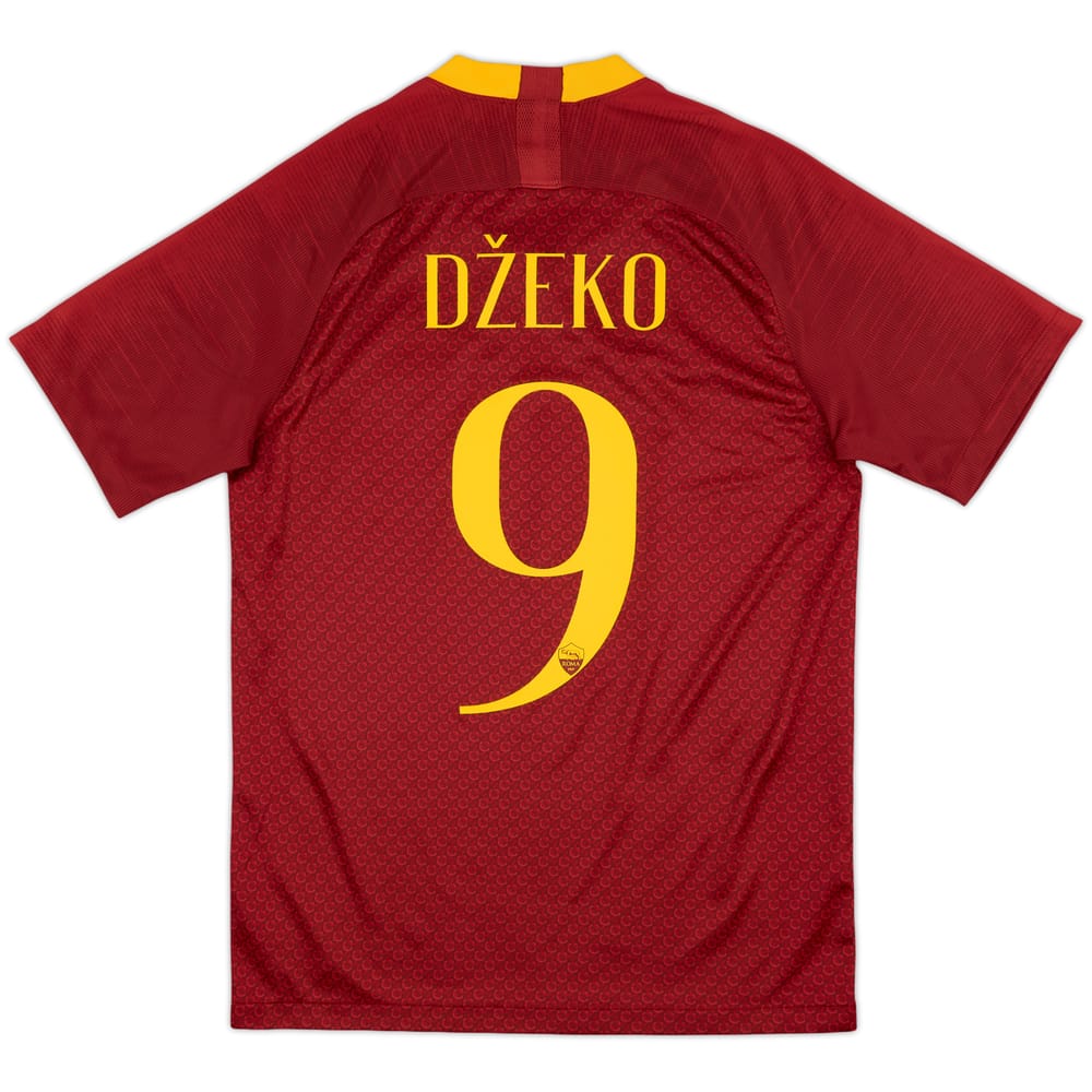 2018-19 Roma Home Shirt Dzeko #9 - 10/10 - (S)