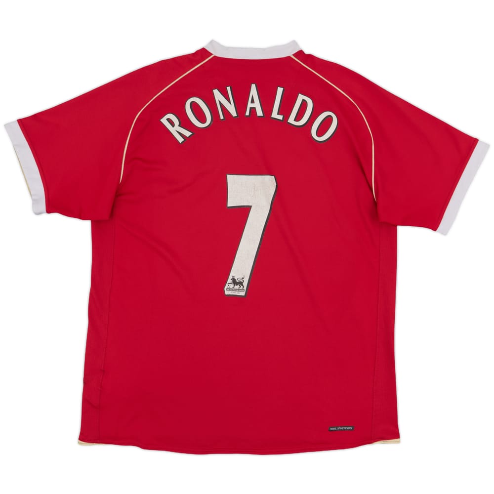 2006-07 Manchester United Home Shirt Ronaldo #7 - 5/10 - (L)