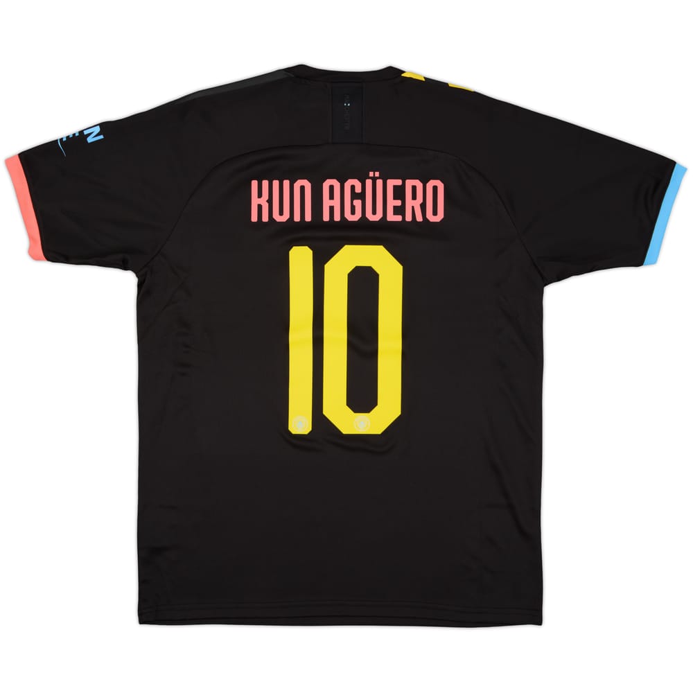 2019-20 Manchester City Away Shirt Kun Aguero #10 (L)