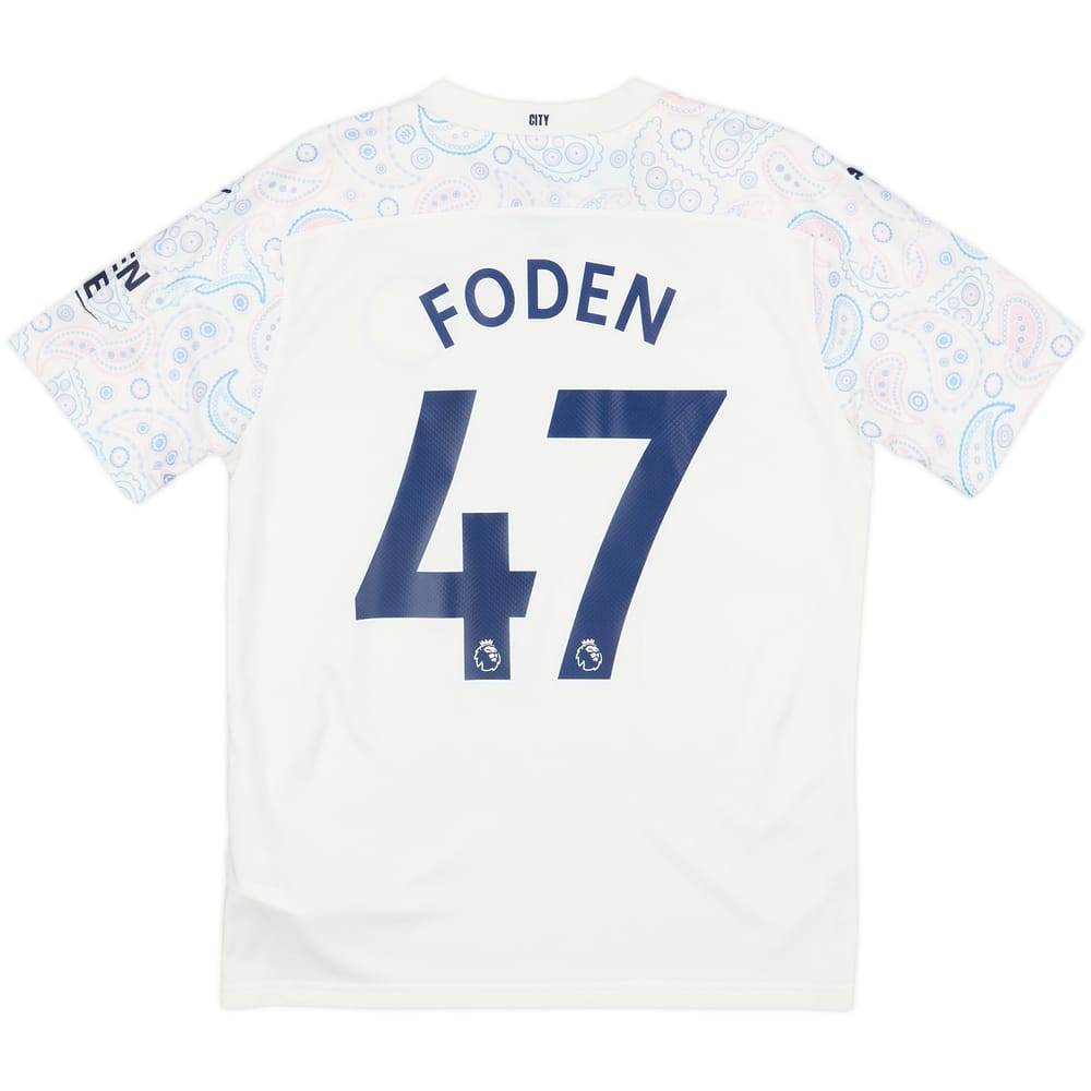 2020-21 Manchester City Third Shirt Foden #47 (M)