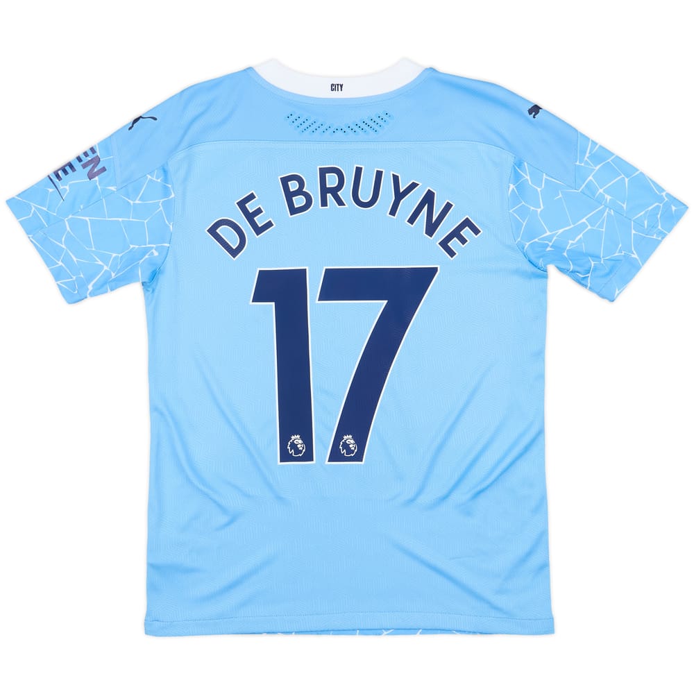 2020-21 Manchester City Authentic Home Shirt De Bruyne #17 (S)