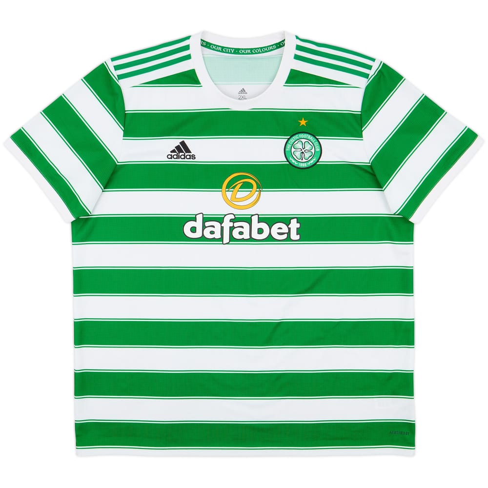 2021-22 Celtic Home Shirt - 9/10 - (XXL)