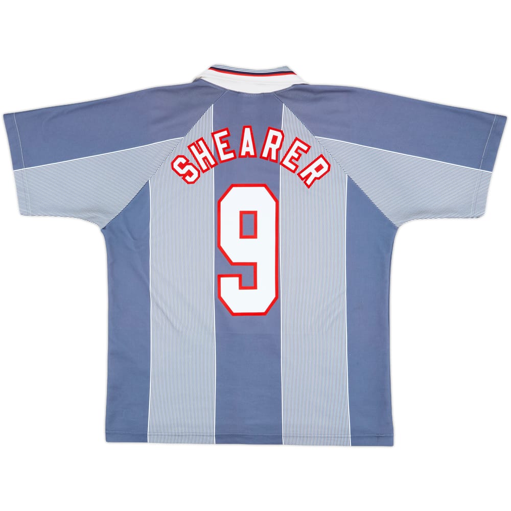 1996-97 England Away Shirt Shearer #9 - 9/10 - (L)