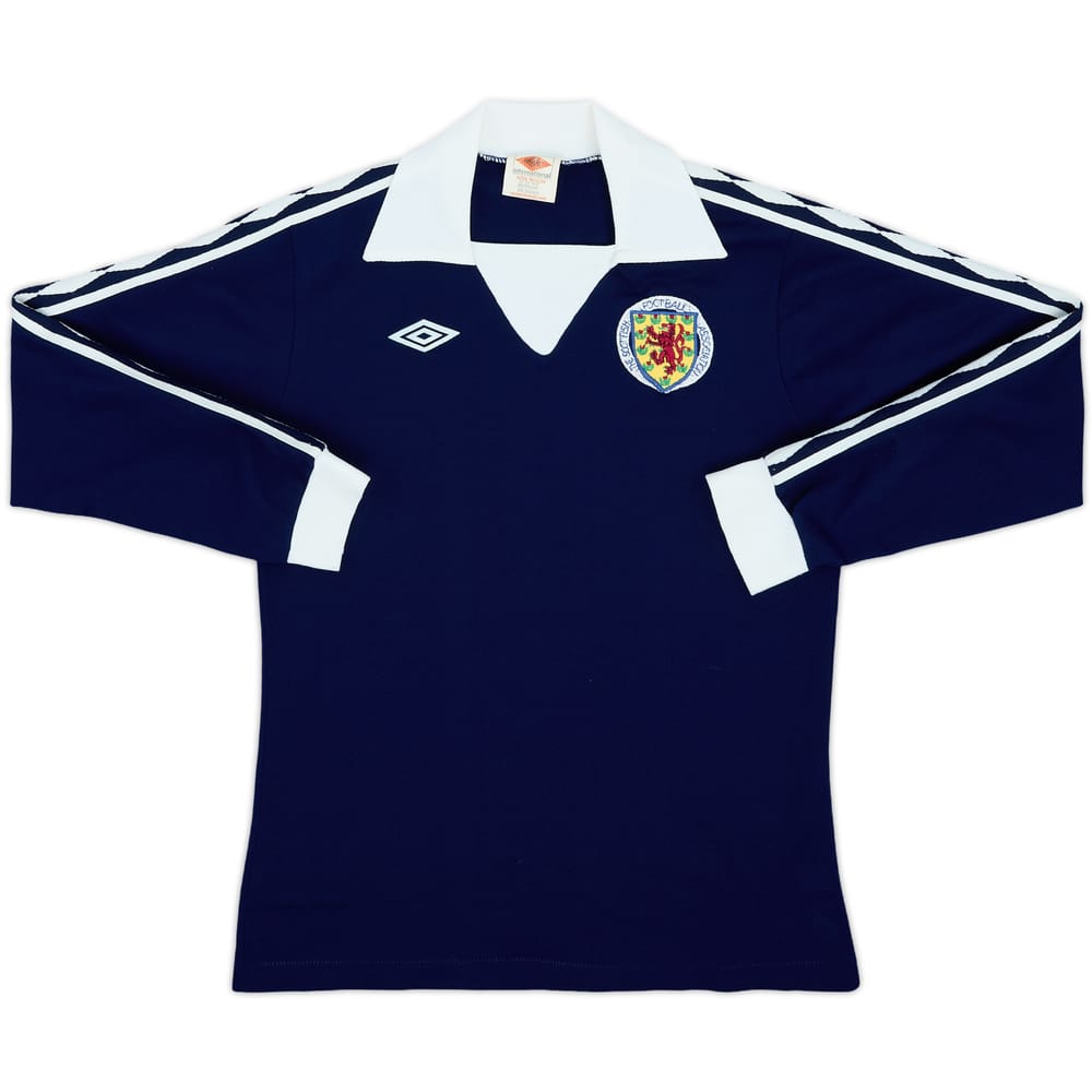 1976-79 Scotland Home L/S Shirt - 6/10 - (S)