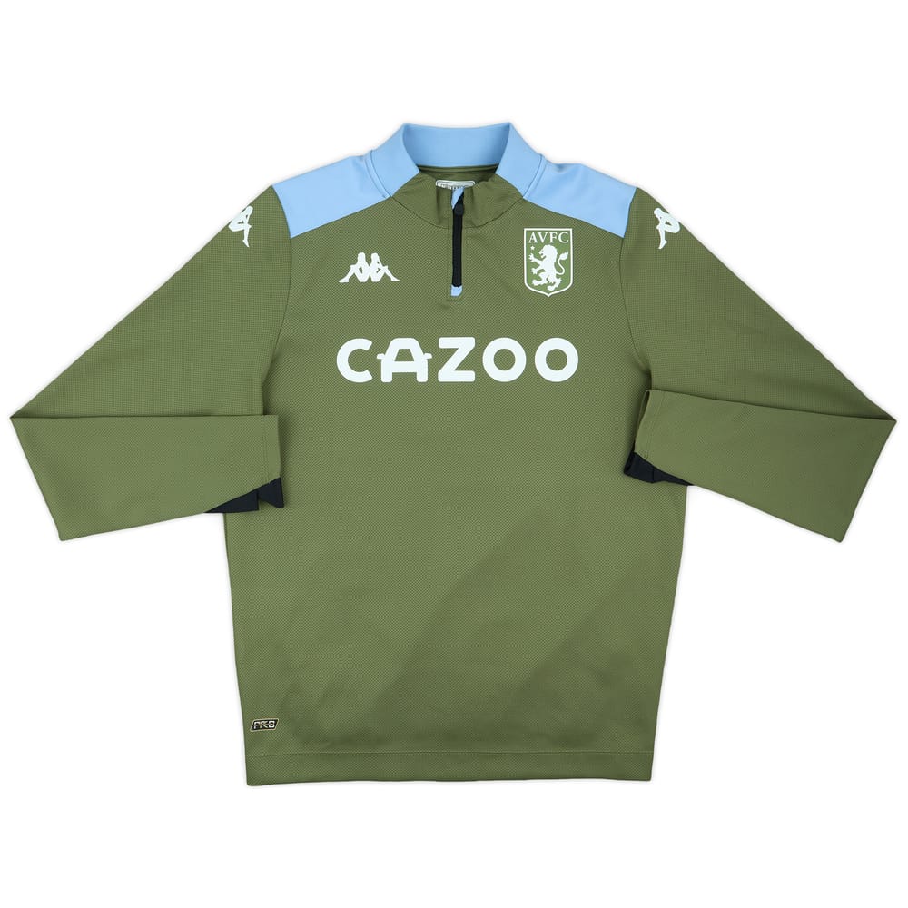 2020-21 Aston Villa Player Issue 1/4 Zip Training Top - 10/10 - (XL)