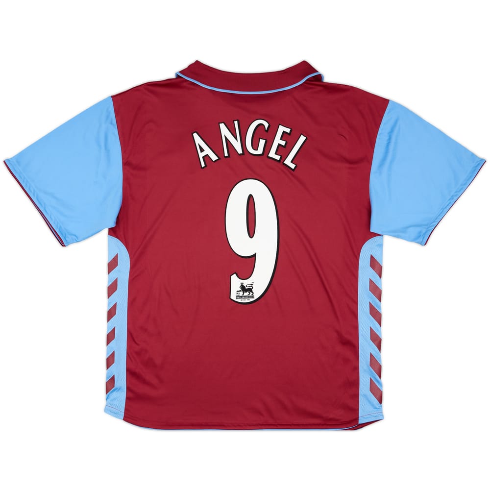 2006-07 Aston Villa Home Shirt Angel #9 - 9/10 - (M)