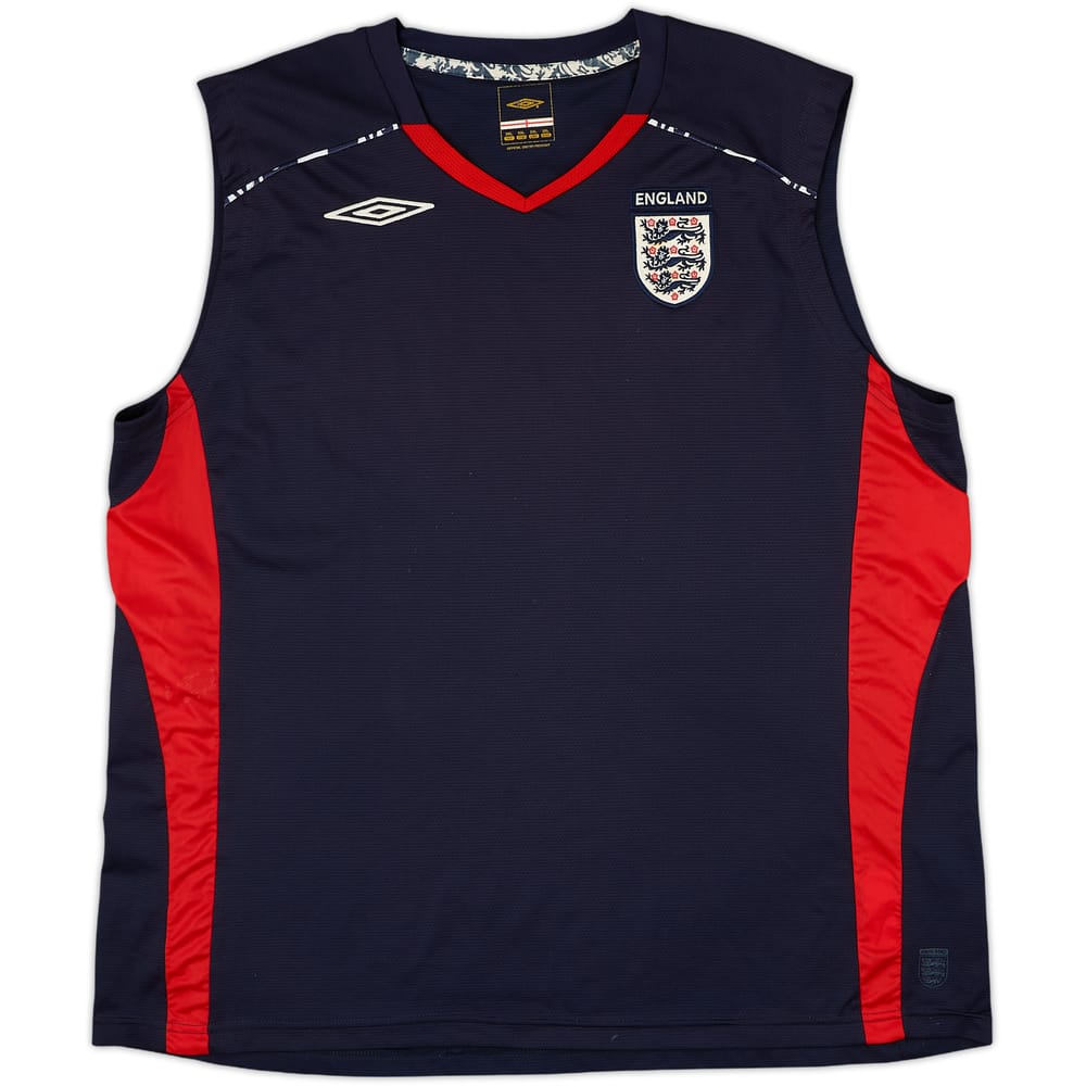 2006-08 England Umbro Training Vest - 8/10 - (XXL)