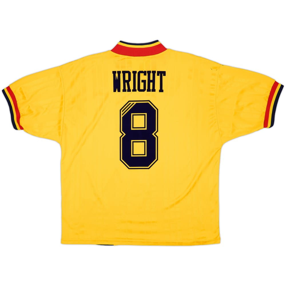 1993-94 Arsenal Away Shirt Wright #8 - 7/10 - (L)