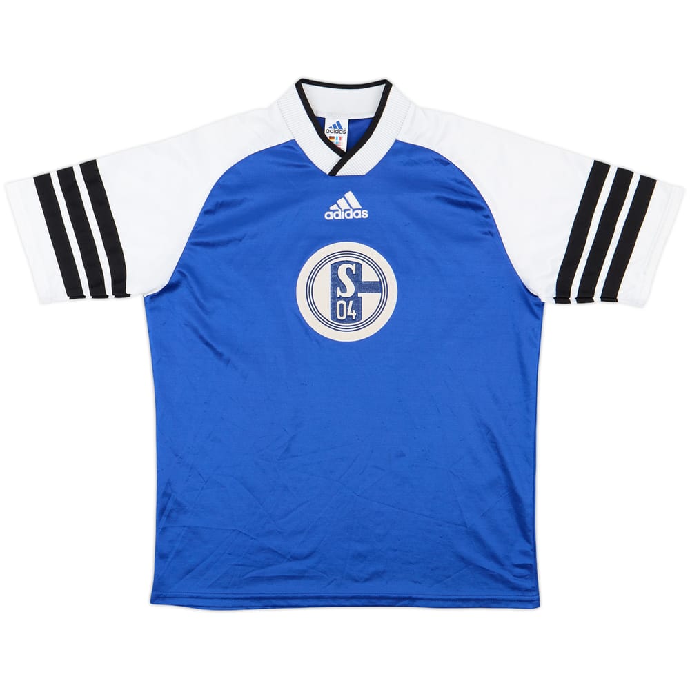 1998-99 Schalke adidas Training Shirt - 8/10 - (XL.Boys)