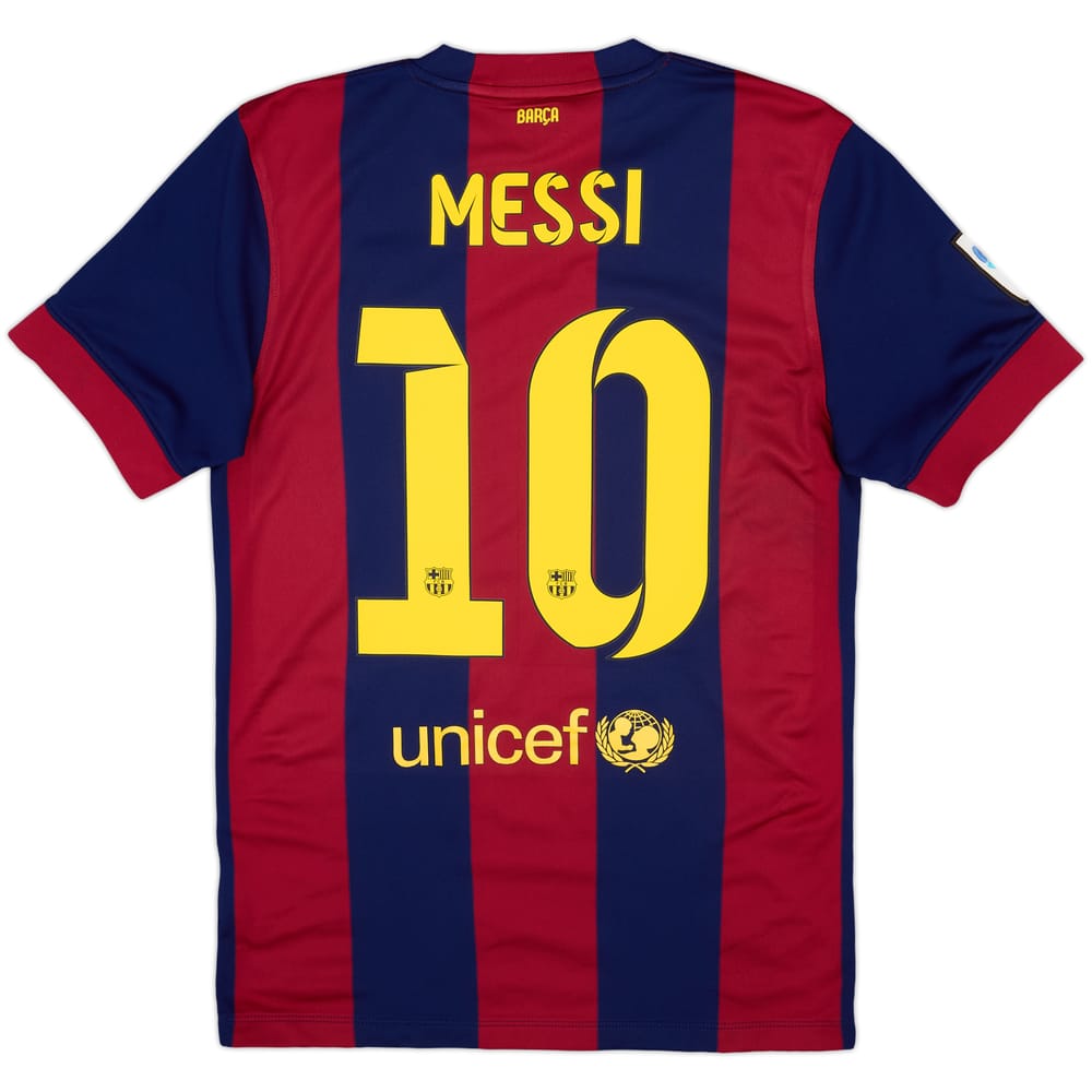 2014-15 Barcelona Home Shirt Messi #10 - 7/10 - (S)
