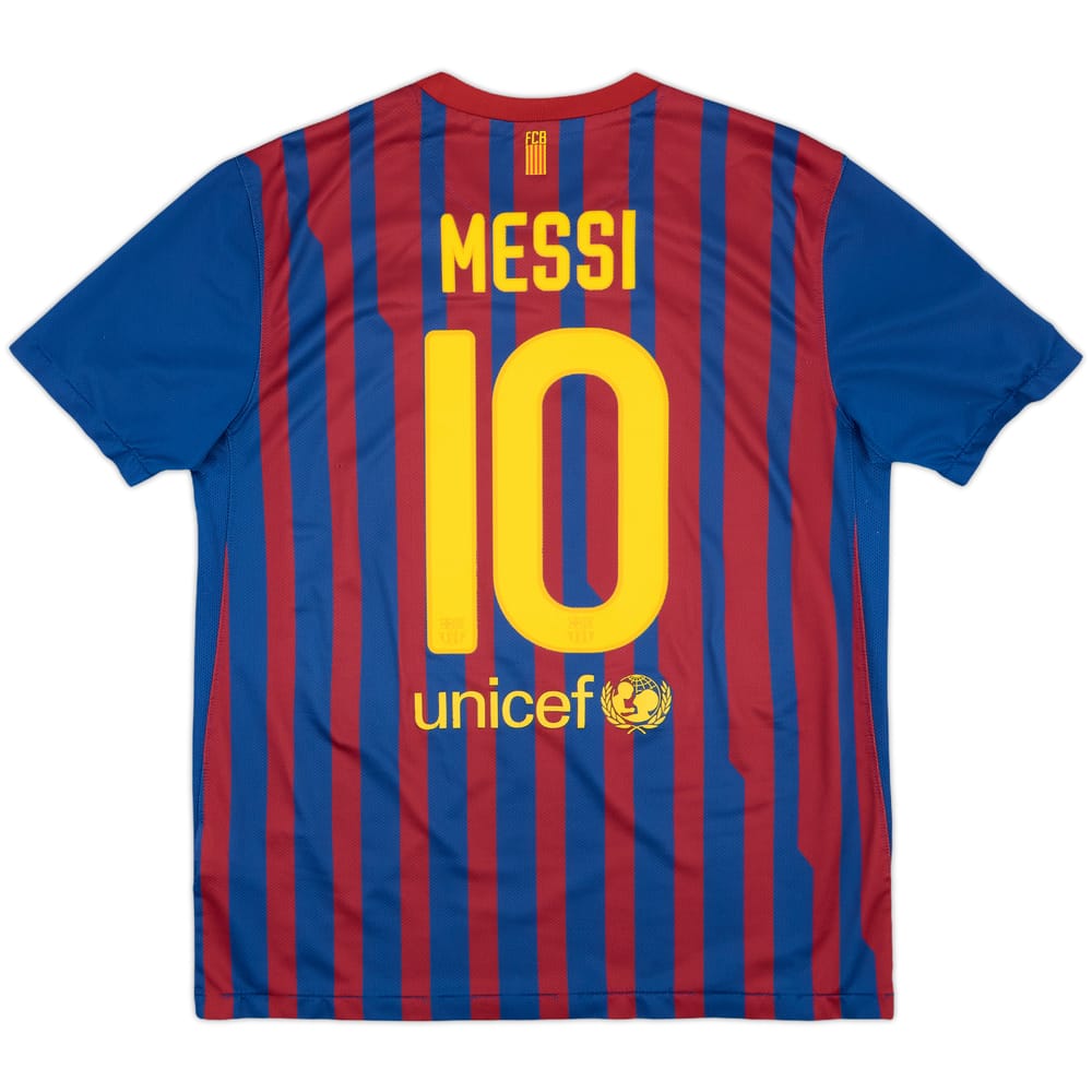 2011-12 Barcelona Home Shirt Messi #10 - 6/10 - (L)