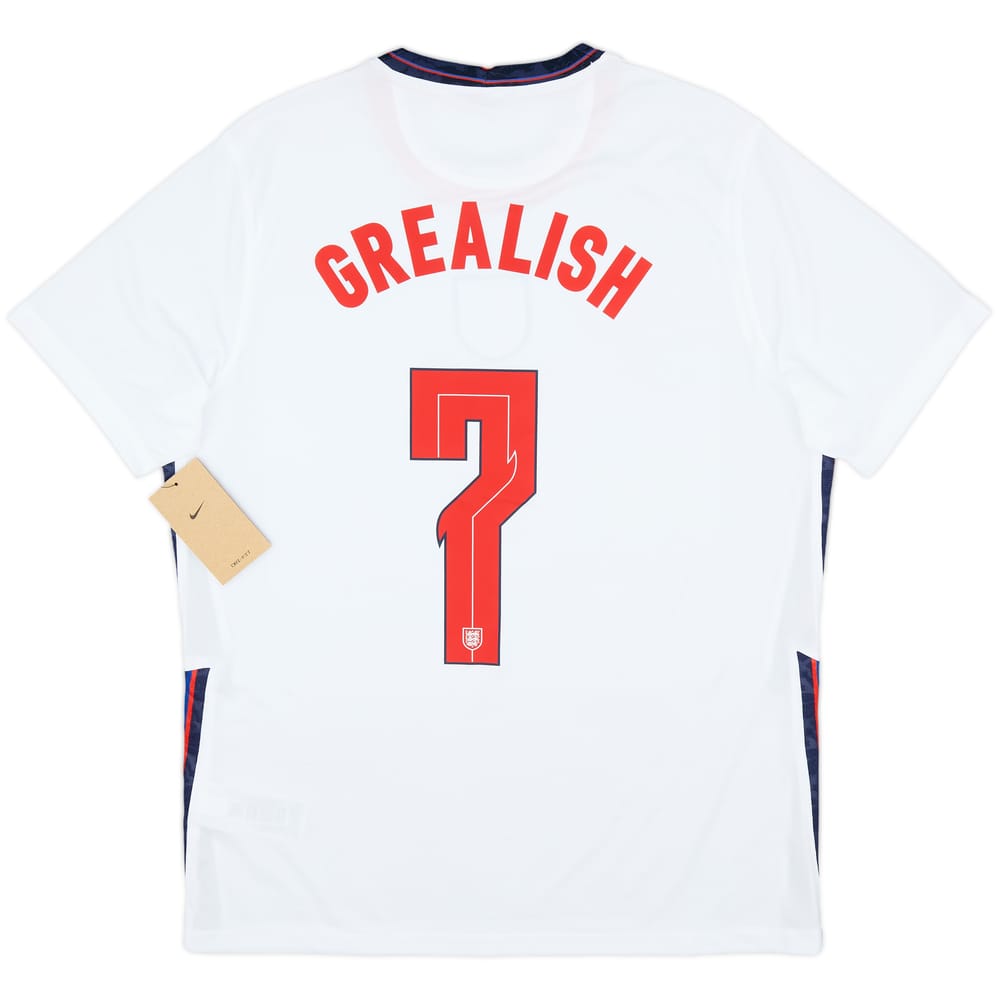 2020-22 England Home Shirt Grealish #7 (L)
