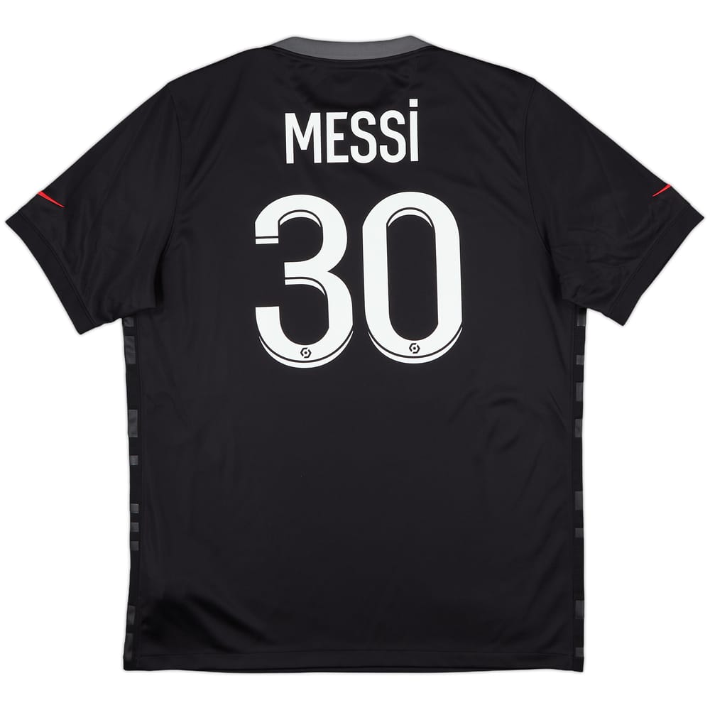 2021-22 Paris Saint-Germain Third Shirt Messi #30 - 10/10 - (L)