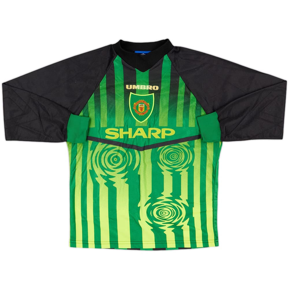 1997-98 Manchester United GK Shirt - 8/10 - (M.Boys)