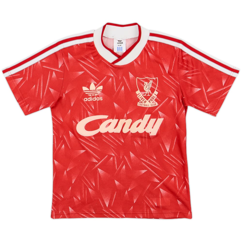1989-91 Liverpool Home Shirt - 6/10 - (S.Boys)