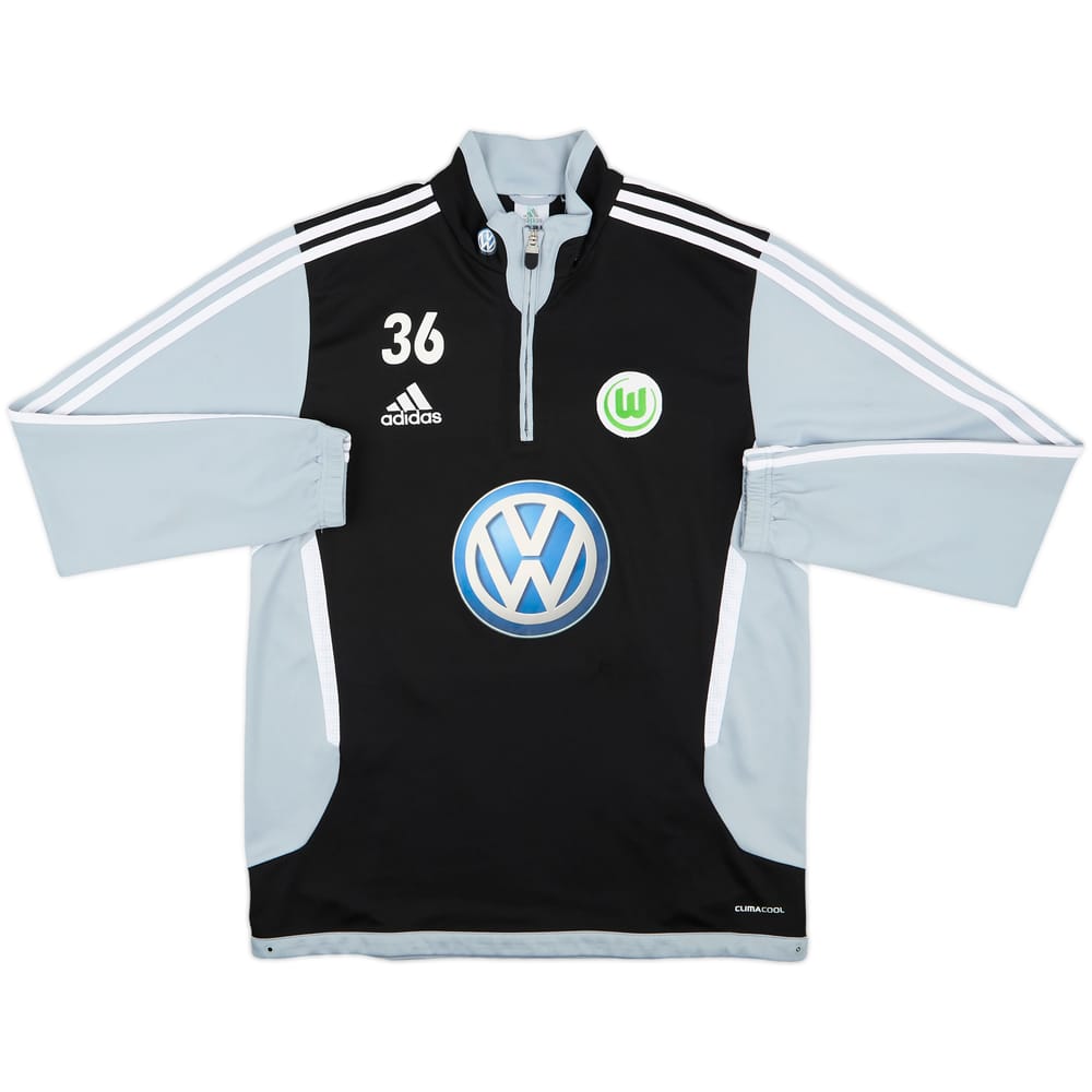 2010-11 Wolfsburg Player Issue 1/4 Zip Track Top #36 - 7/10 - (L)
