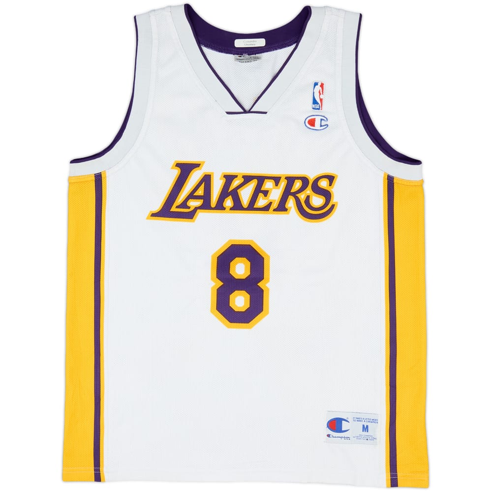 2002-06 LA Lakers Bryant #8 Champion Alternate Jersey - 8/10 - (M)