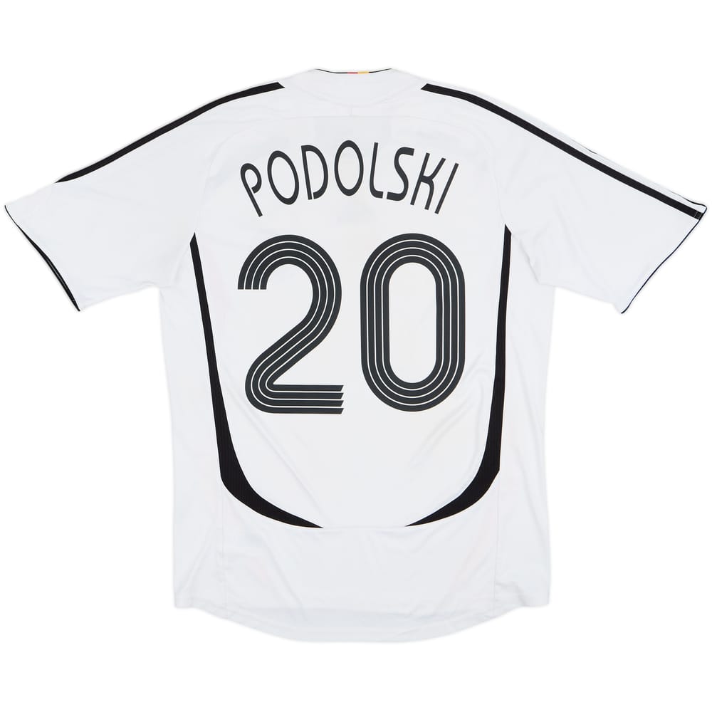2005-07 Germany Home Shirt Podolski #20 - 8/10 - (M)