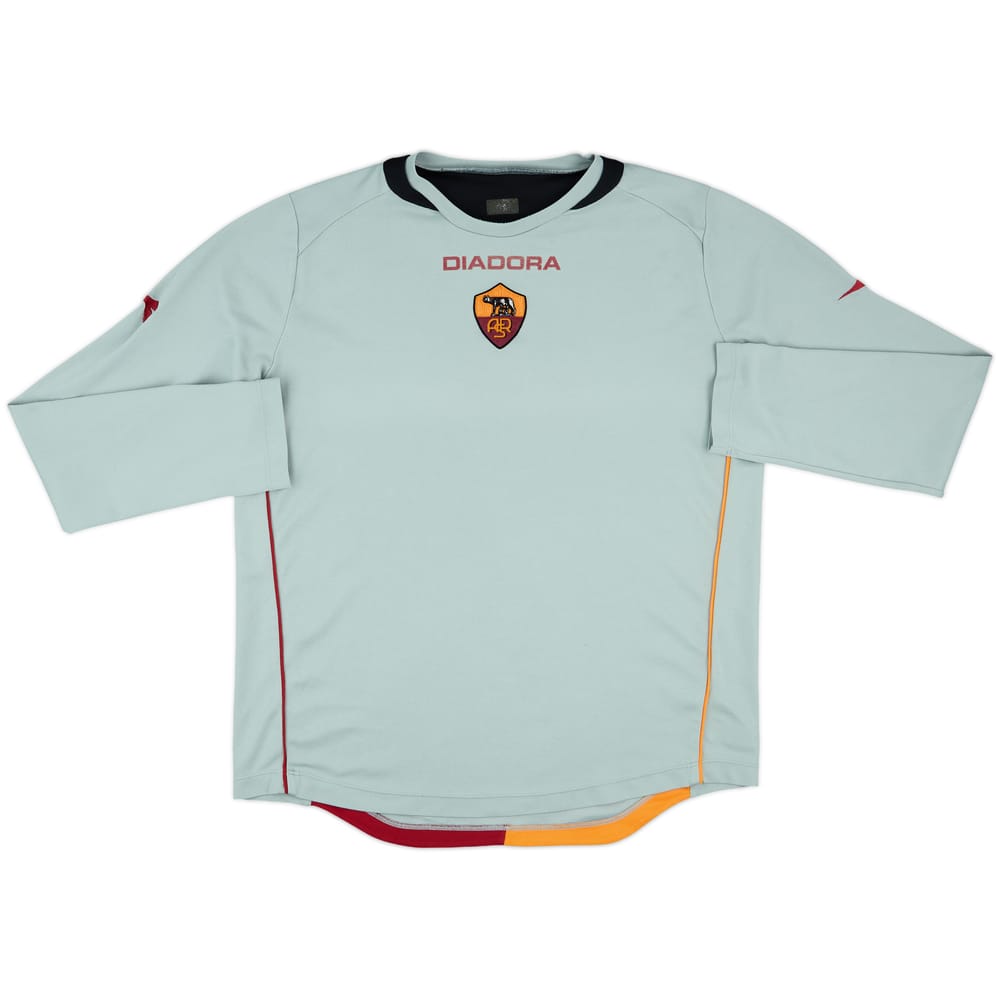 2006-07 Roma Diadora Training L/S Shirt - 5/10 - (L)