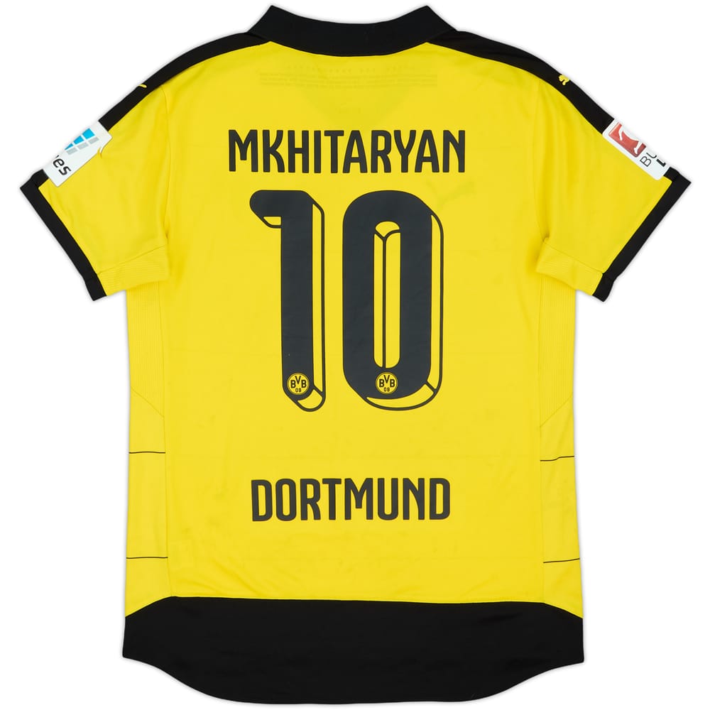 2015-16 Borussia Dortmund Home Shirt Mkhitaryan #10 - 7/10 - (M)