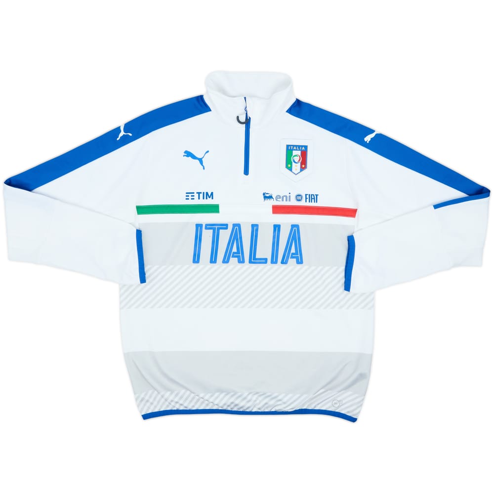 2014-15 Italy Puma 1/4 Zip Drill Top - 8/10 - (L)