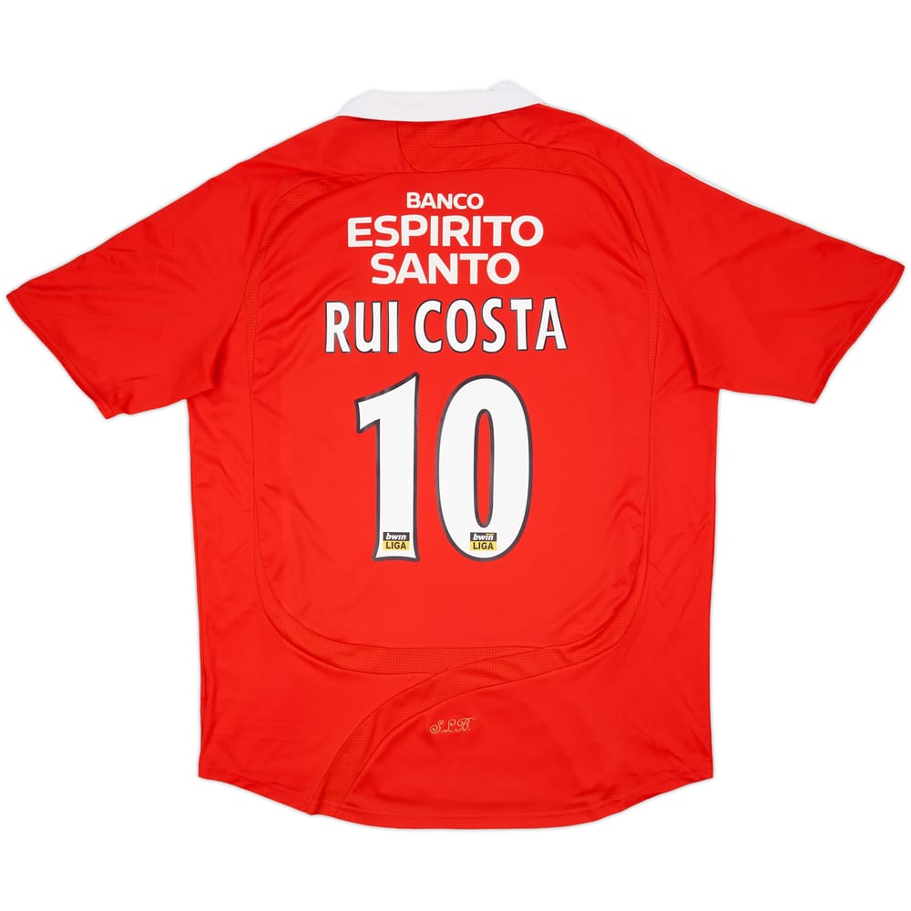 2007-08 Benfica Home Shirt Rui Costa #10 - 6/10 - (3XL)