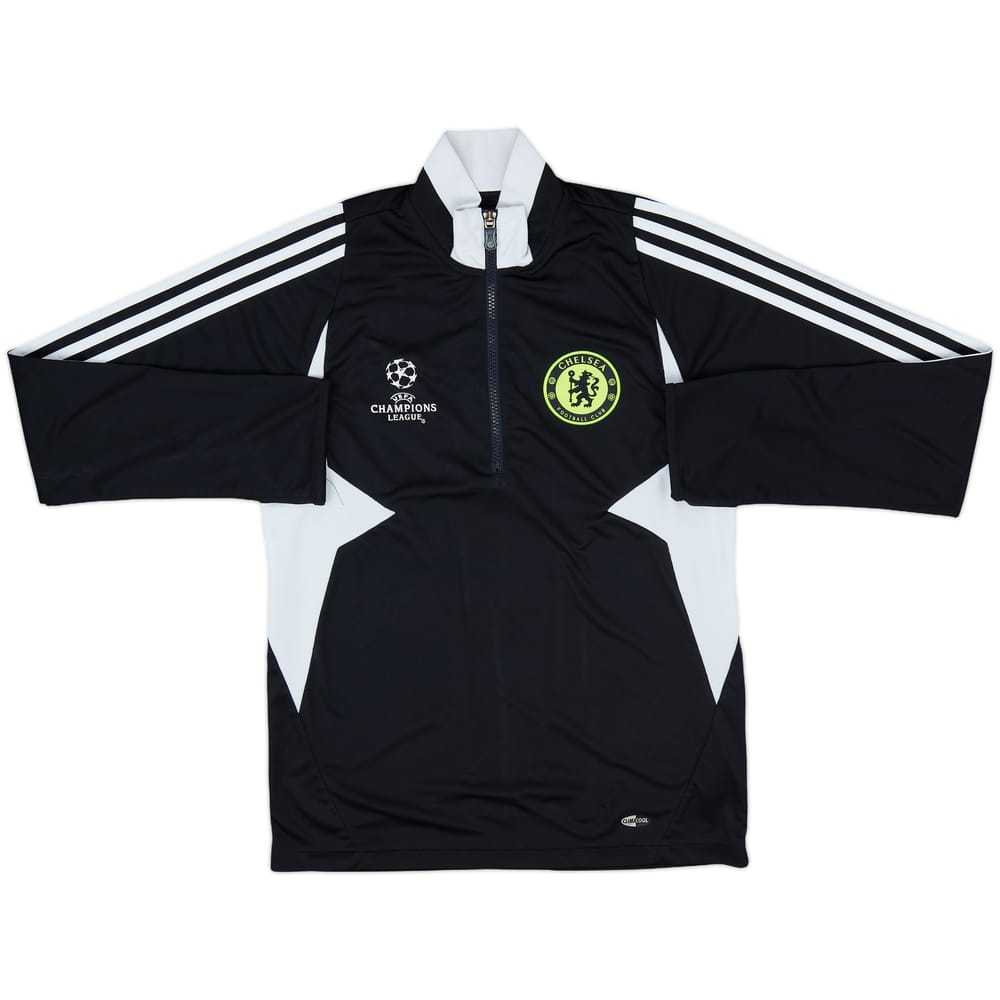 2007-08 Chelsea adidas CL 1/4 Zip Drill Top - 8/10 - (L.Boys)