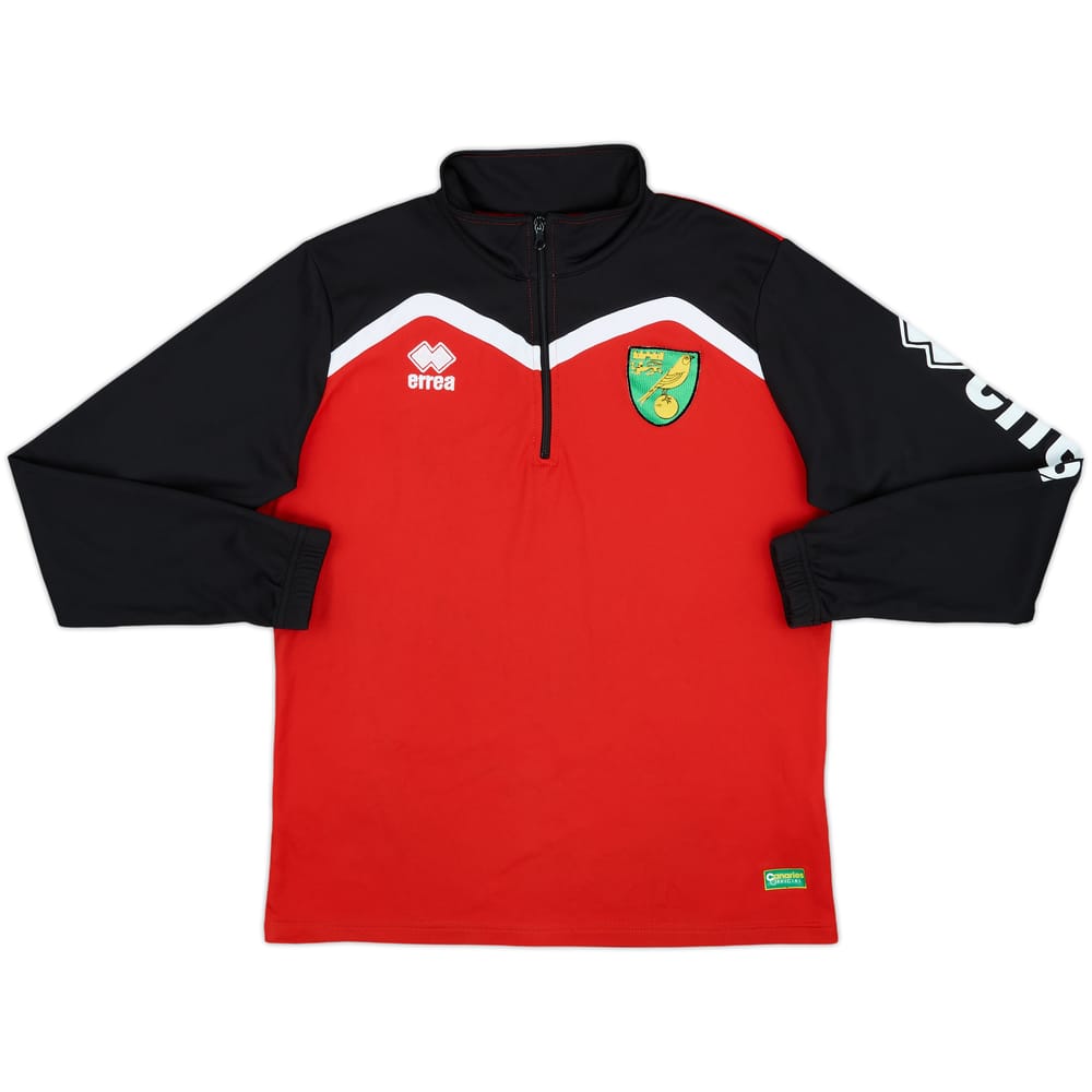 2014-15 Norwich Errea 1/4 Zip Drill Top - 8/10 - (M)