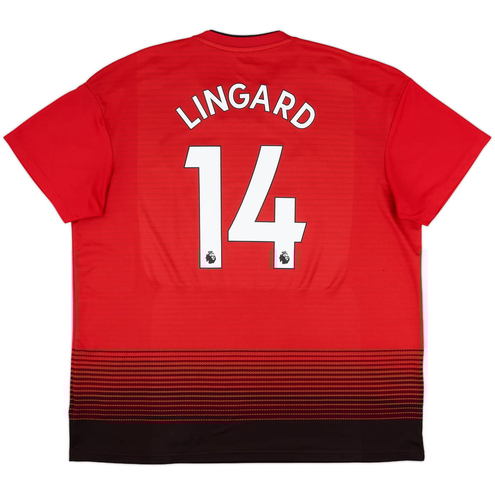 2018-19 Manchester United Home Shirt Lingard #14 - 9/10 - (XXL)