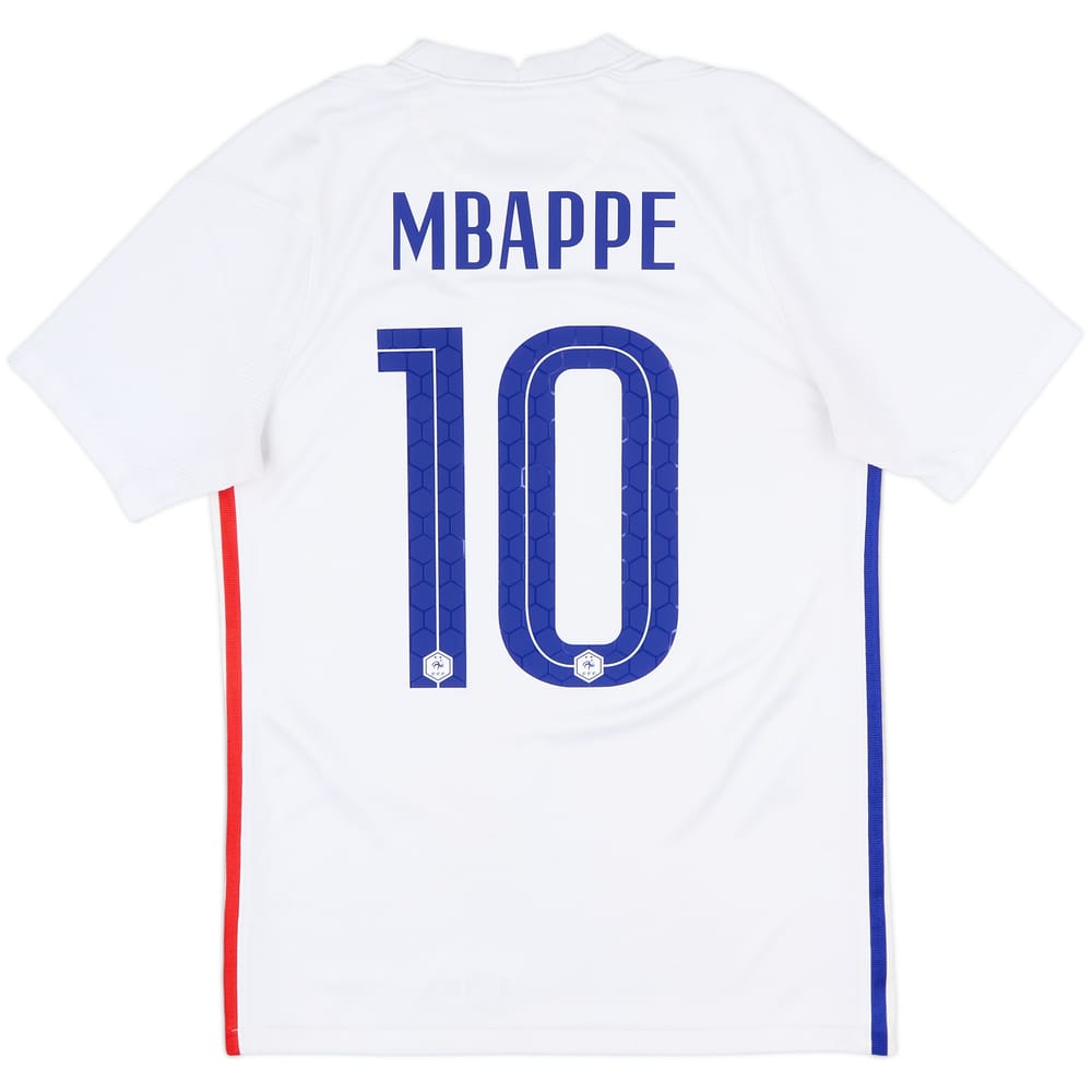 2020-21 France Away Shirt Mbappe #10 - 7/10 - (S)