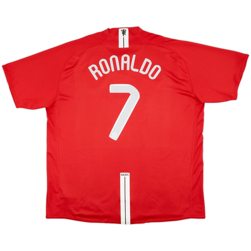 2007-09 Manchester United Home Shirt Ronaldo #7 - 8/10 - (3XL)