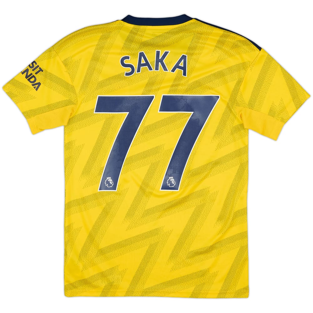 2019-20 Arsenal Away Shirt Saka #77 - 8/10 - (XS)