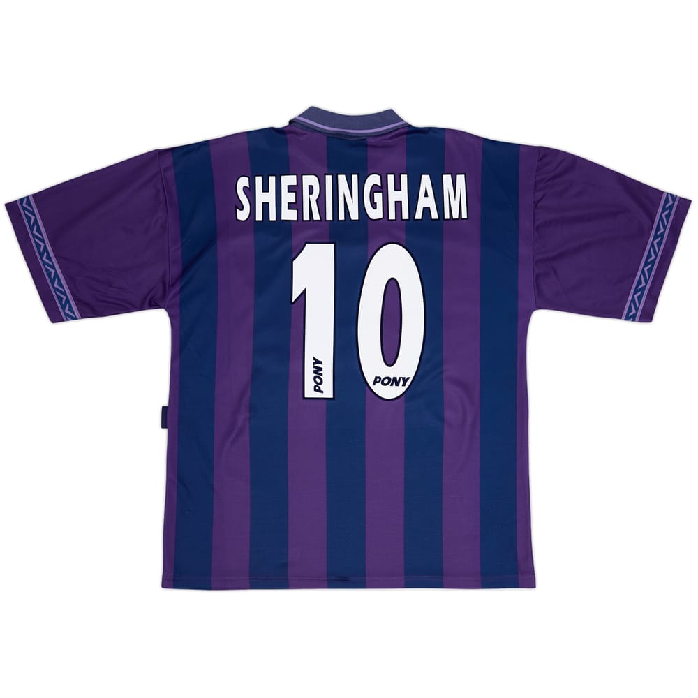 1995-97 Tottenham Away Shirt Sheringham #10 - 8/10 - (L)