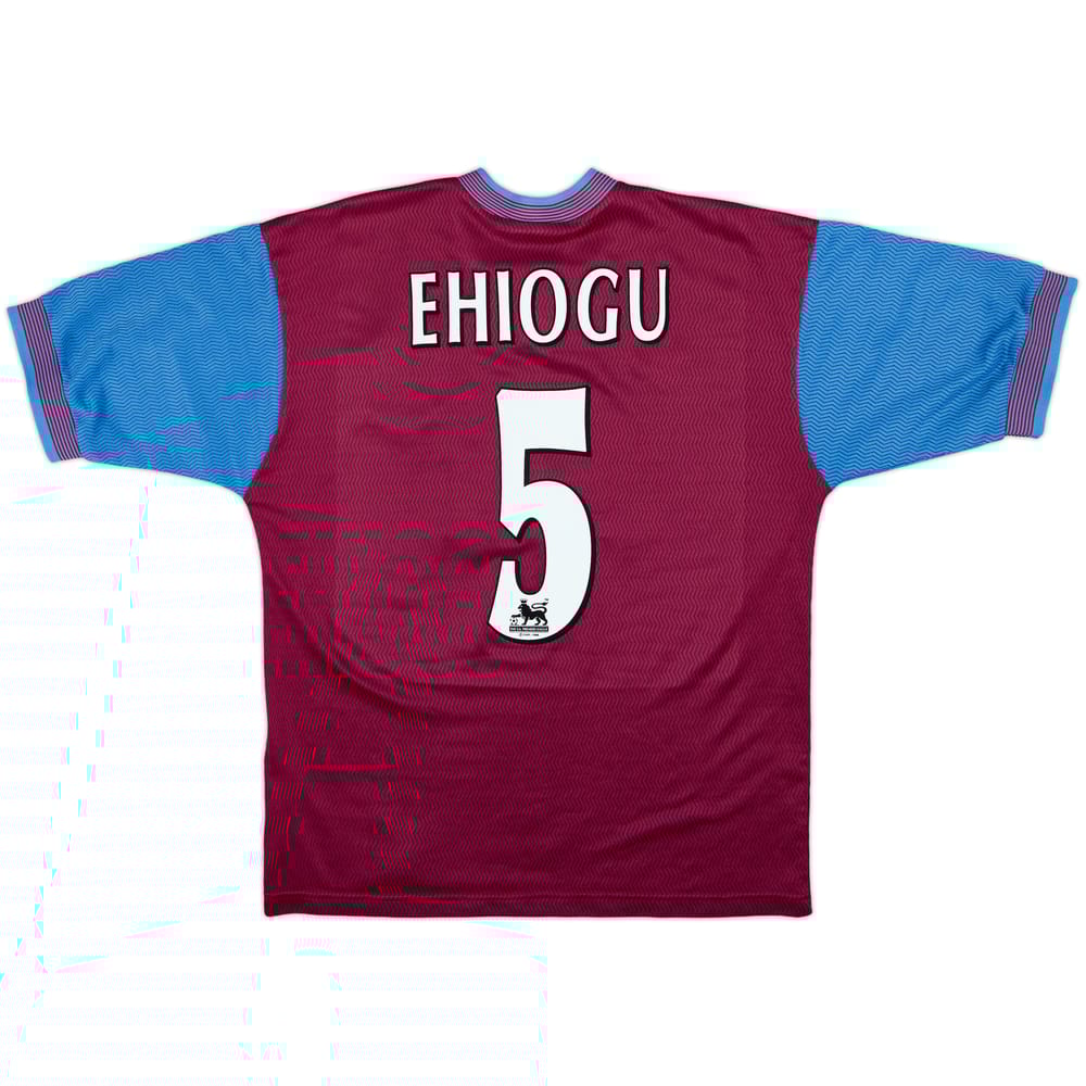 1997-98 Aston Villa Home Shirt Ehiogu #5 - 8/10 - (L)