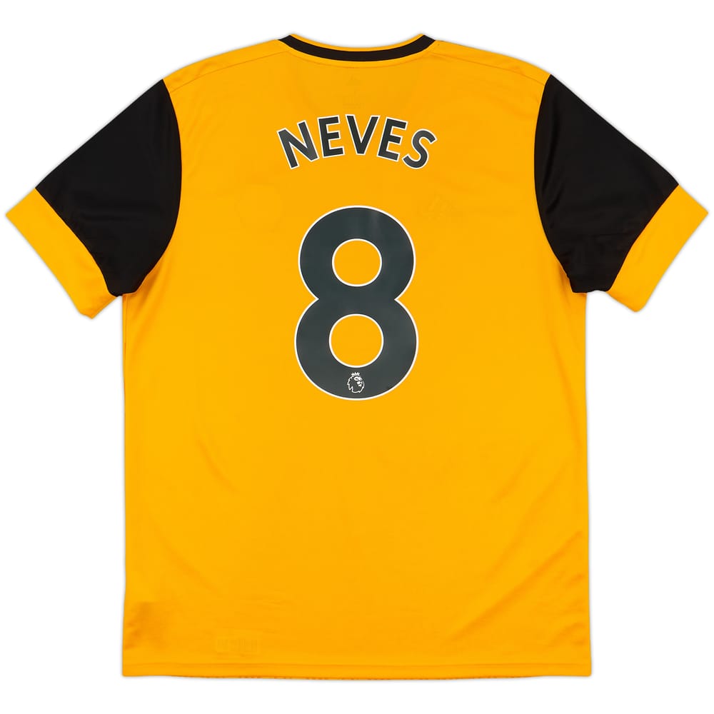 2020-21 Wolves Home Shirt Neves #8 - 9/10 - (L)