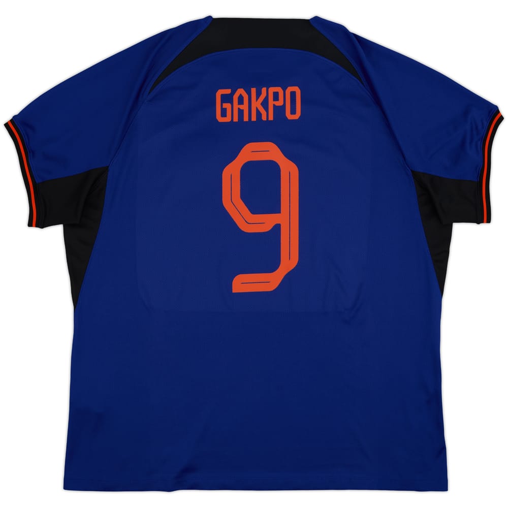 2022-24 Netherlands Away Shirt Gakpo #9 - 9/10 - (XXL)