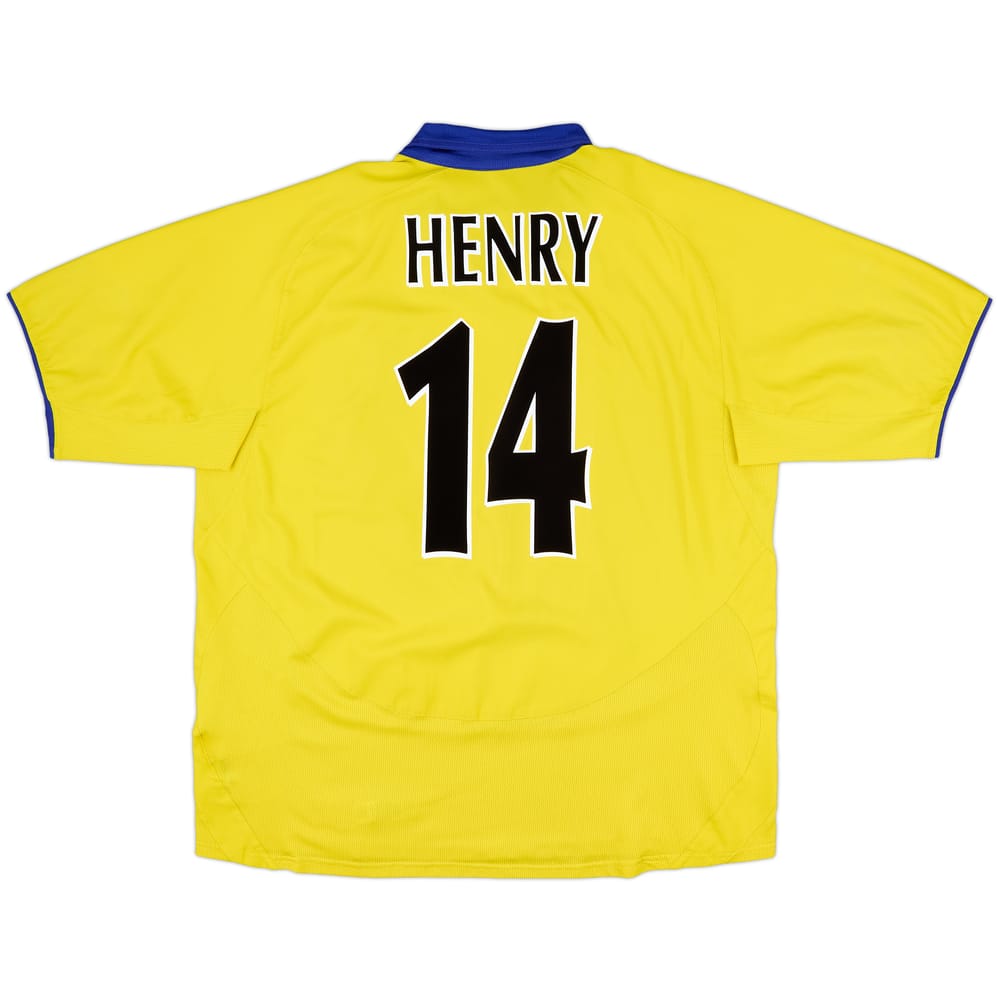 2003-05 Arsenal Away Shirt Henry #14 - 6/10 - (XL)
