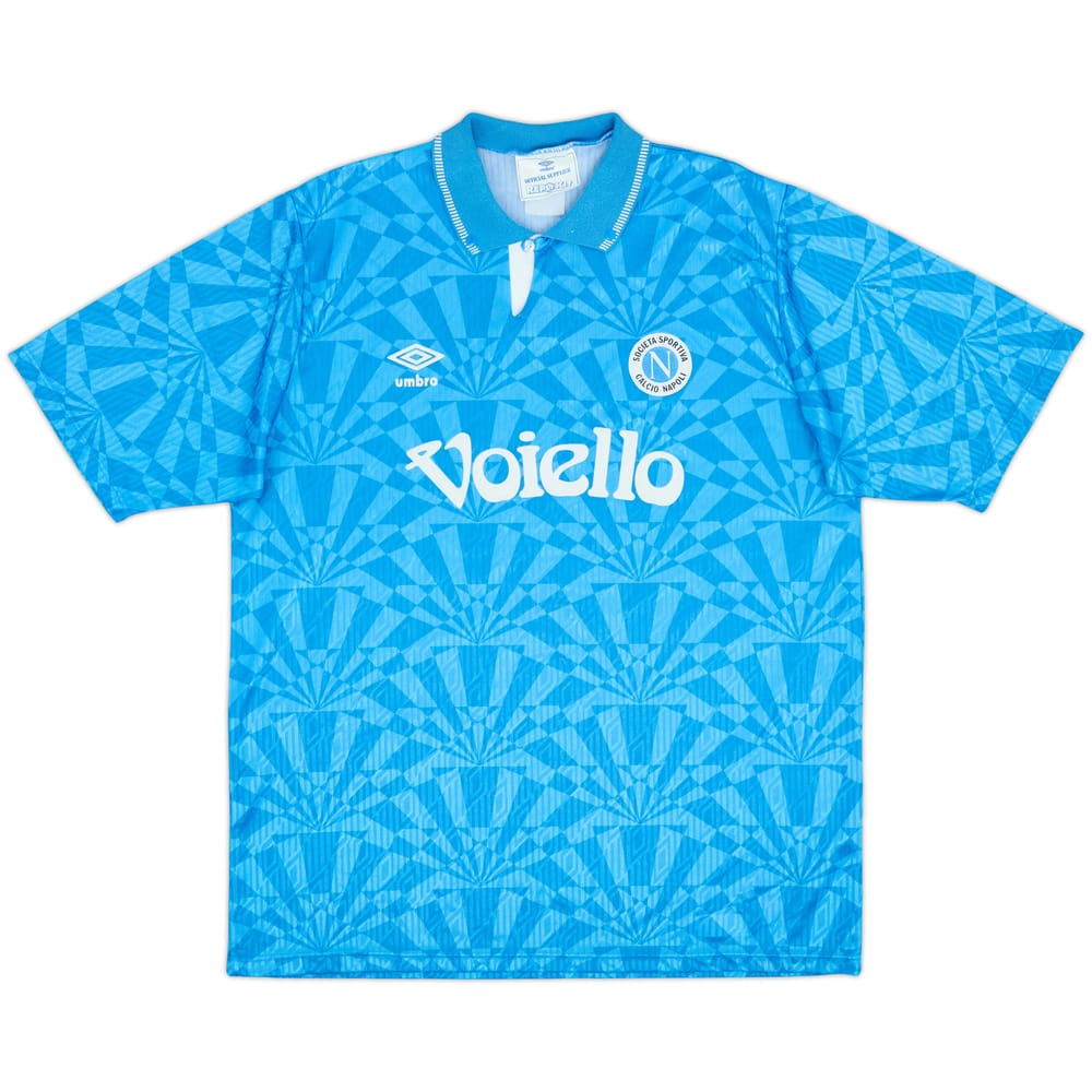1991-93 Napoli Home Shirt - 9/10 - (XL)