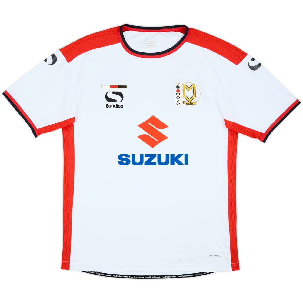 2014-15 MK Dons Home Shirt - 8/10 - (L)