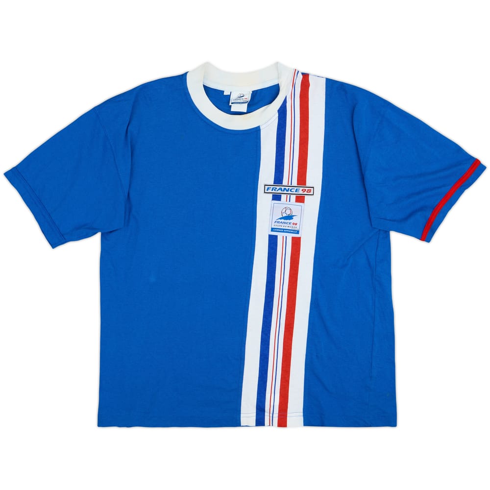1998 France Coupe du Monde 98 Cotton Tee - 9/10 - (M)